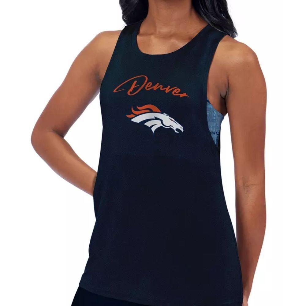 DENVER BRONCOS Certo NFL Outer Bank Tank Top Navy Blue Size X-Large NEW